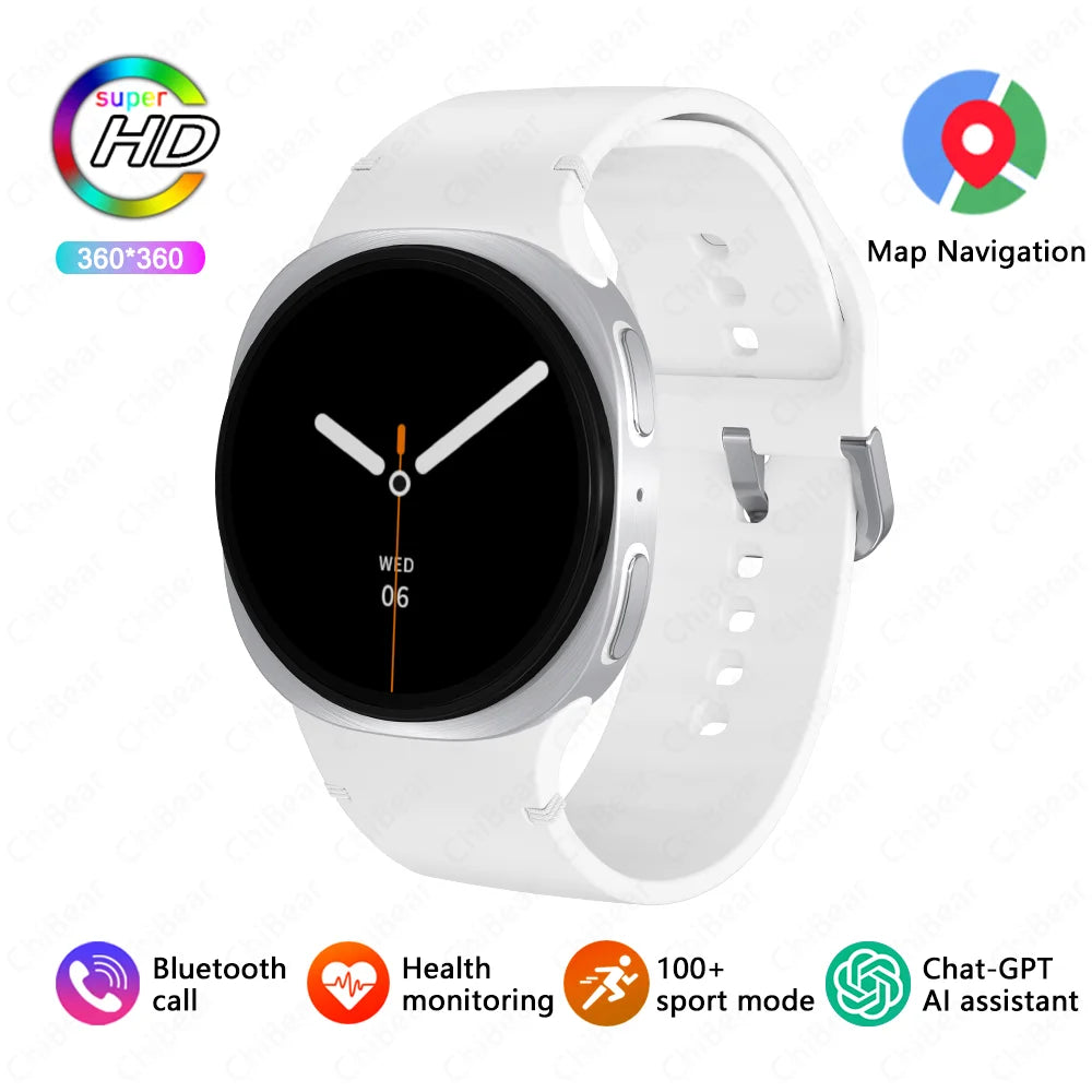 2026 New classic 8 Women SmartWatch GPS Track Sport Heart Rate Bluetooth Call IP68 Waterproof Men Smart watch For Android IOS
