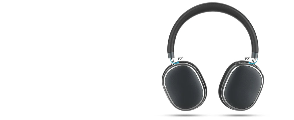 ANC Wireless Bluetooth Over Ear Headphones with Active Noise Cancelling, Hi-Res Audio Low Latency for Airplane Travel, Comfort