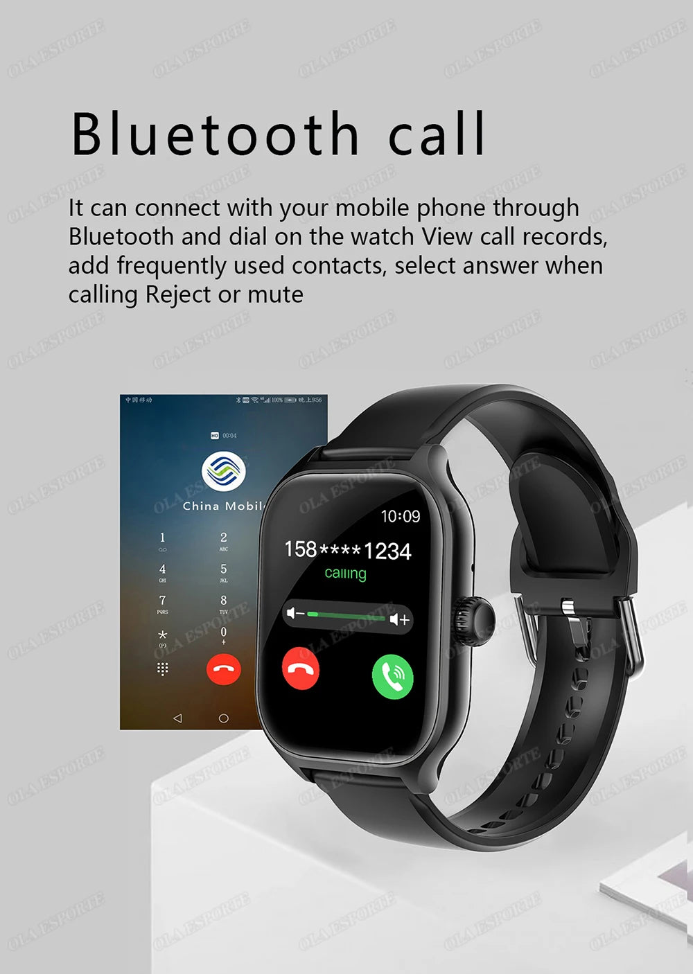 2025 Smart Watch Android IOS Phone 2.01 Inch Color Screen Bluetooth Answer Call Fitness Watches Tracker Smartwatch Women Men