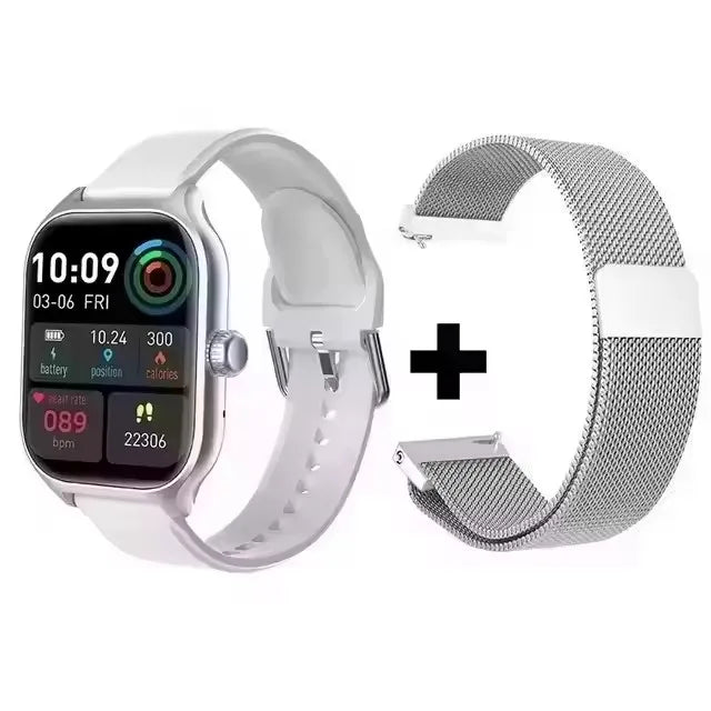 2025 Smart Watch Android IOS Phone 2.01 Inch Color Screen Bluetooth Answer Call Fitness Watches Tracker Smartwatch Women Men