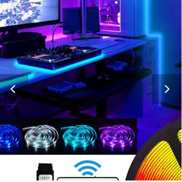 Smart Bluetooth LED Strip Lights — App Control, TV & Game Room Decor
