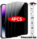 Privacy Screen Protector for iPhone — Anti-Spy Tempered Glass (4-Pack)
