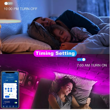 Bluetooth LED Strip Lights Smart SMD 5050 APP Remote Control Flexible Ribbon Diode Lamp Tape TV Backlights Game Room Home Decor