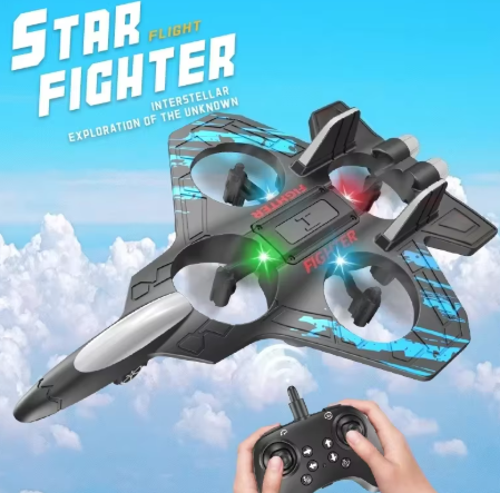 Remote Control Glider — Stunt UAV Helicopter with LED Lights