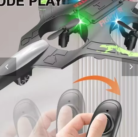 Remote Control Glider — Stunt UAV Helicopter with LED Lights